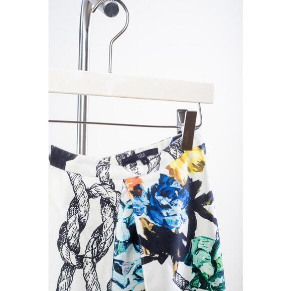 Tibi Floral Printed Bubble Knee Length Skirt - Picture 3 of 4